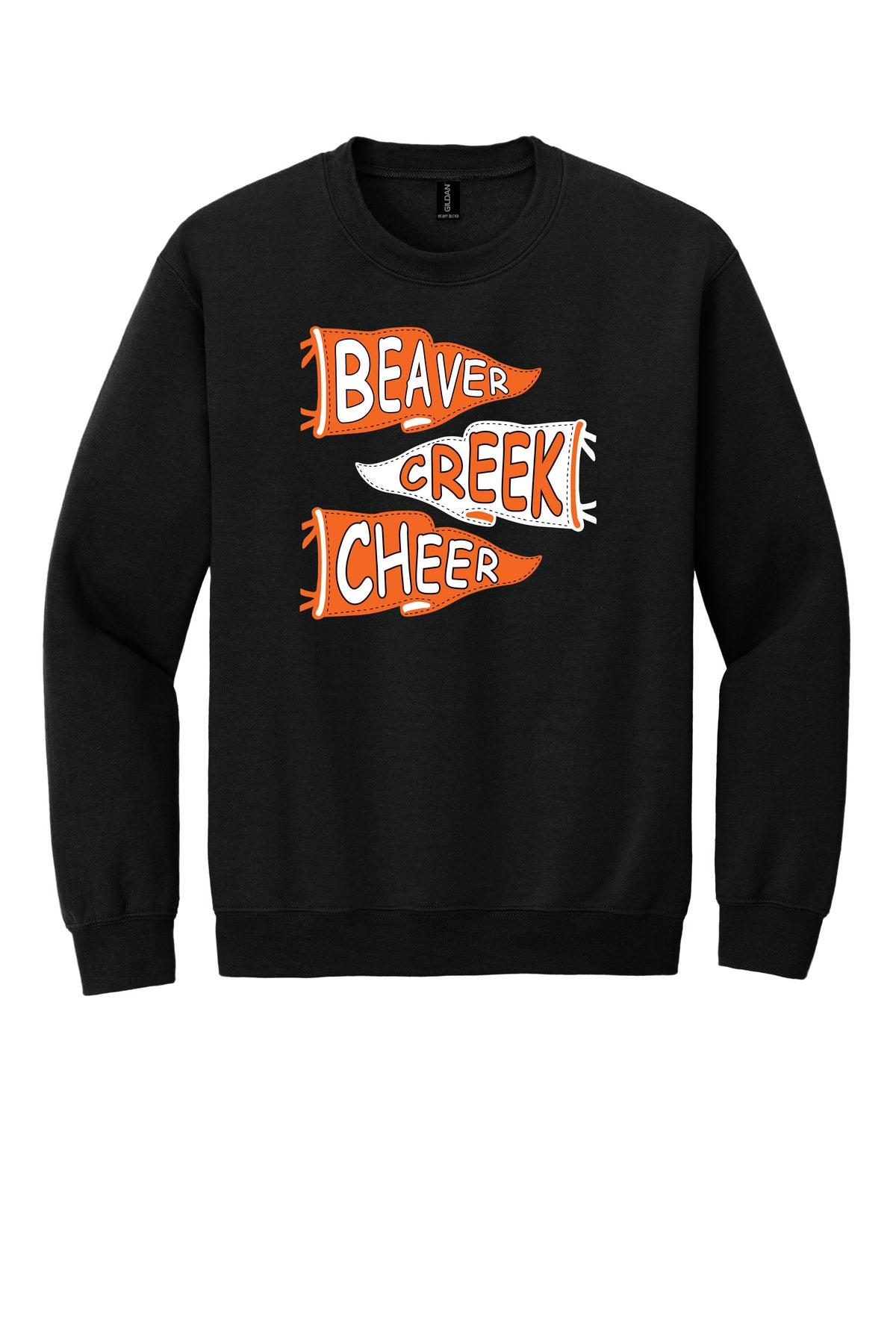 Beavercreek Cheer Pennant Gildan® Heavy Blend™ Crewneck Sweatshirt (Ready 11/24)