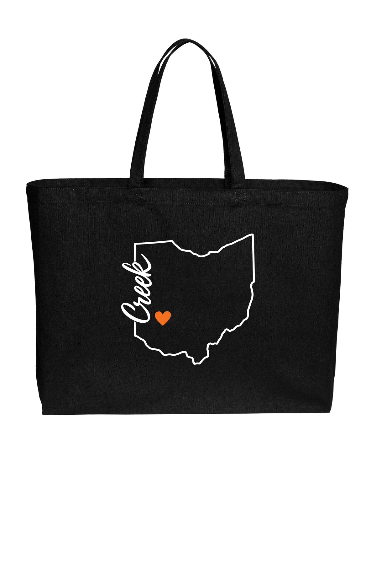 Beavercreek High School Ohio Design Cotton Canvas Jumbo Tote