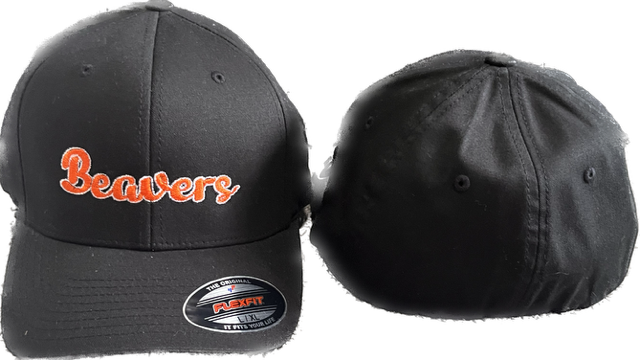 Beavercreek Flexfit Embriodered Cursive Beavers Hat