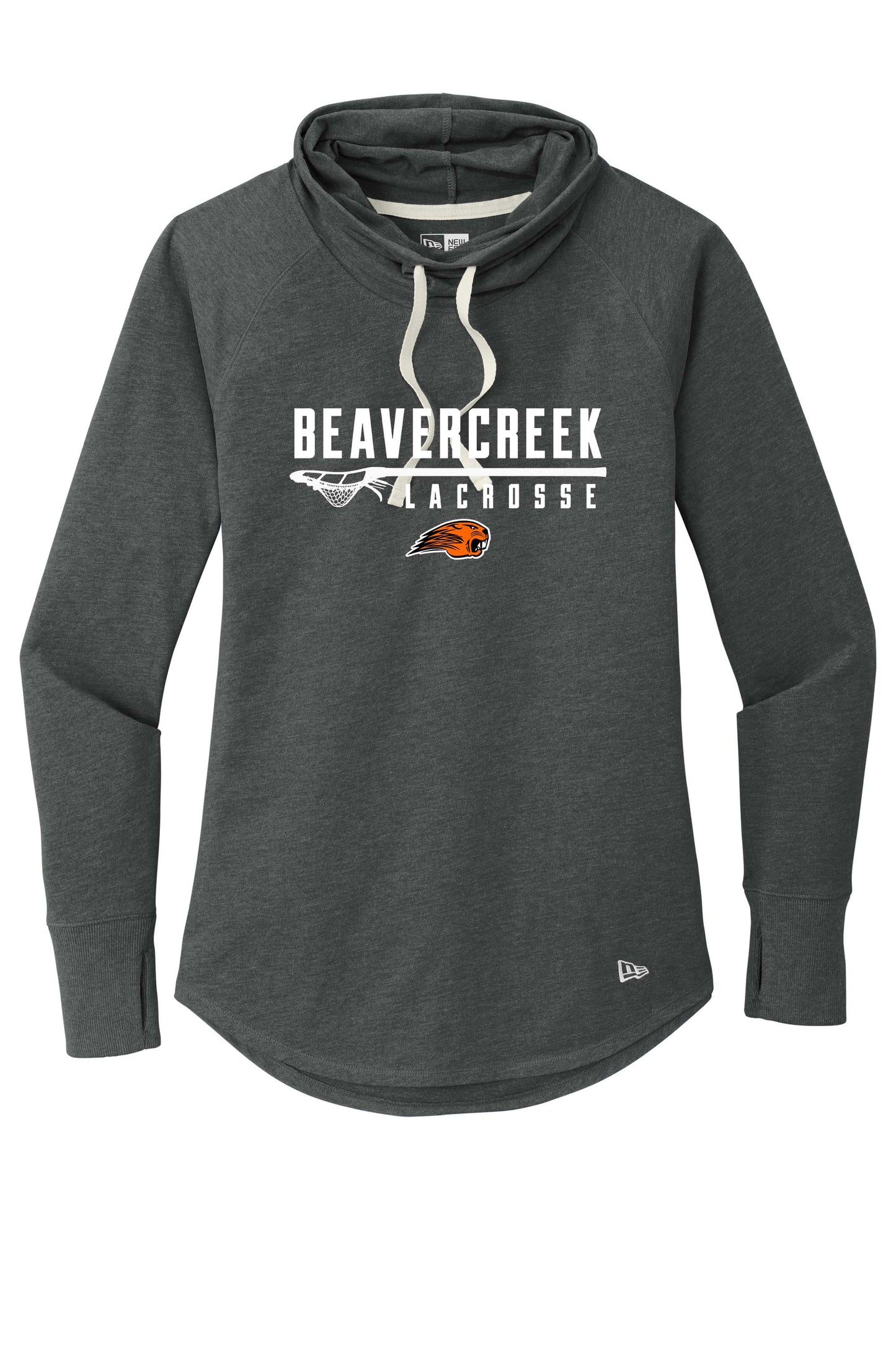 Beavercreek Lacrosse Stick New Era ® Women's Sueded Cotton Blend Cowl Tee (ready 5/2)