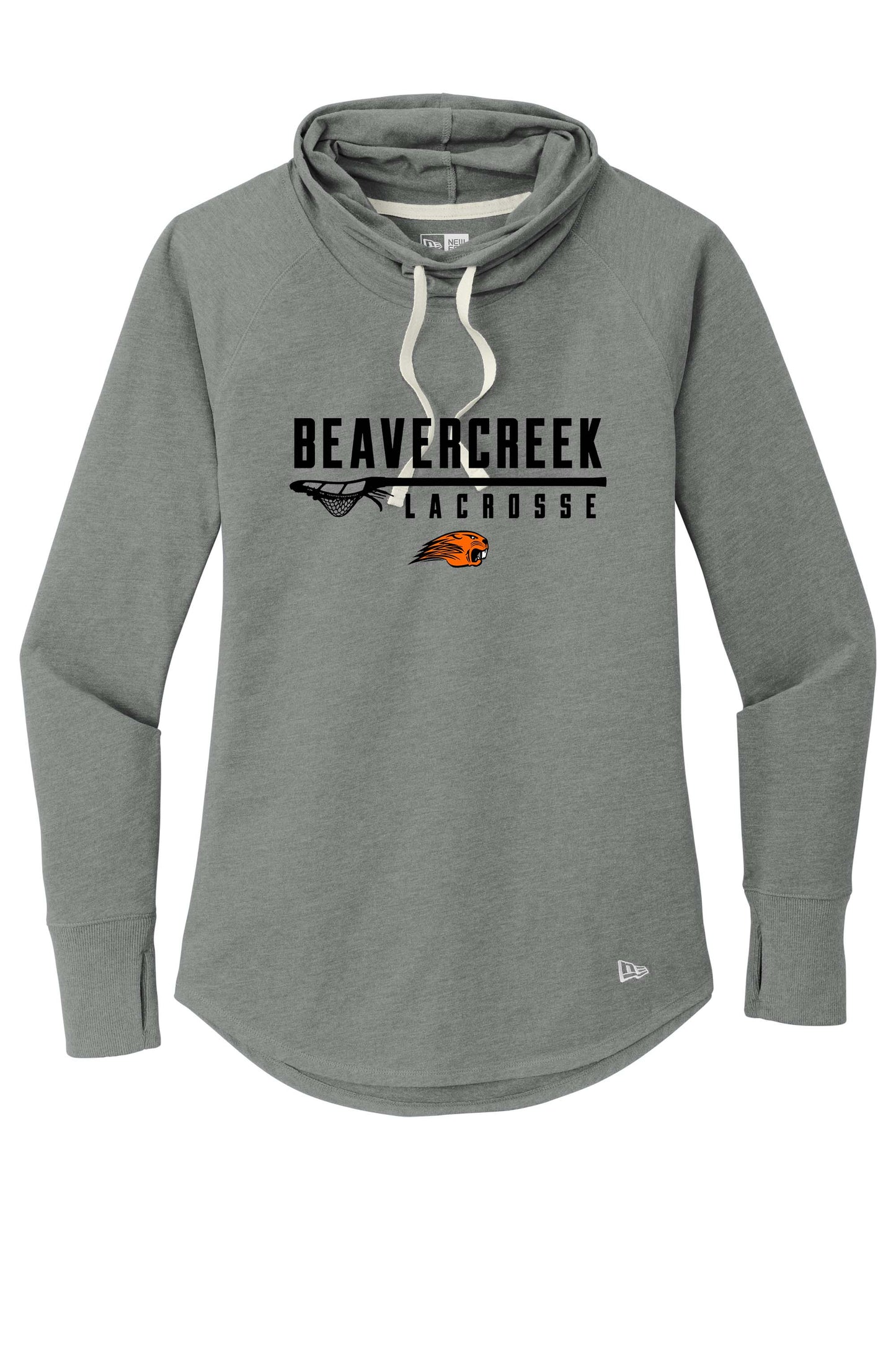 Beavercreek Lacrosse Stick New Era ® Women's Sueded Cotton Blend Cowl Tee (ready 5/2)