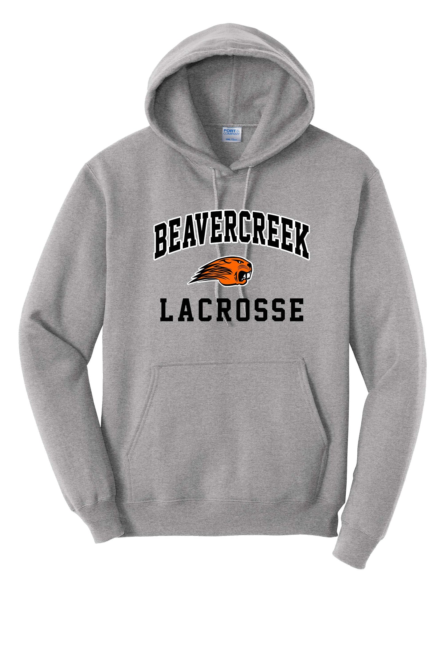 Beavercreek Lacrosse Port & Company® Core Fleece Pullover Hooded Sweatshirt (Ready 3/28)