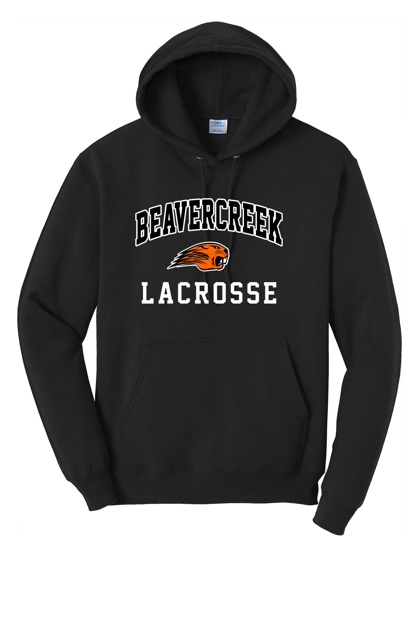 Beavercreek Lacrosse Port & Company® Core Fleece Pullover Hooded Sweatshirt (Ready 3/28)