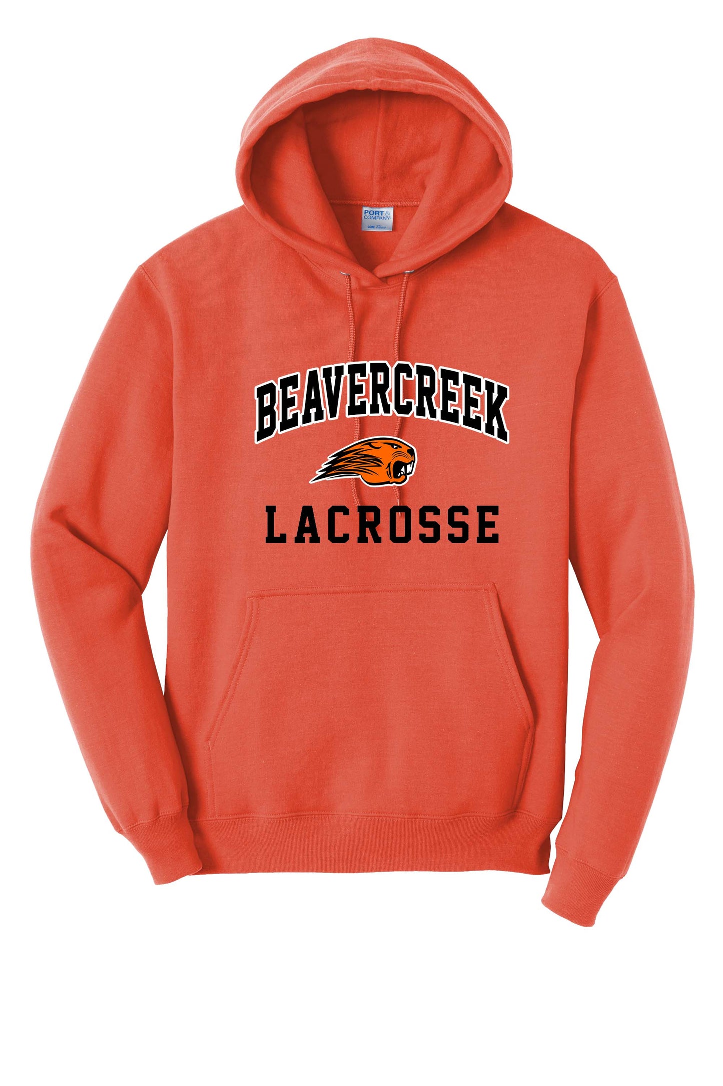 Beavercreek Lacrosse Port & Company® Core Fleece Pullover Hooded Sweatshirt (Ready 3/28)