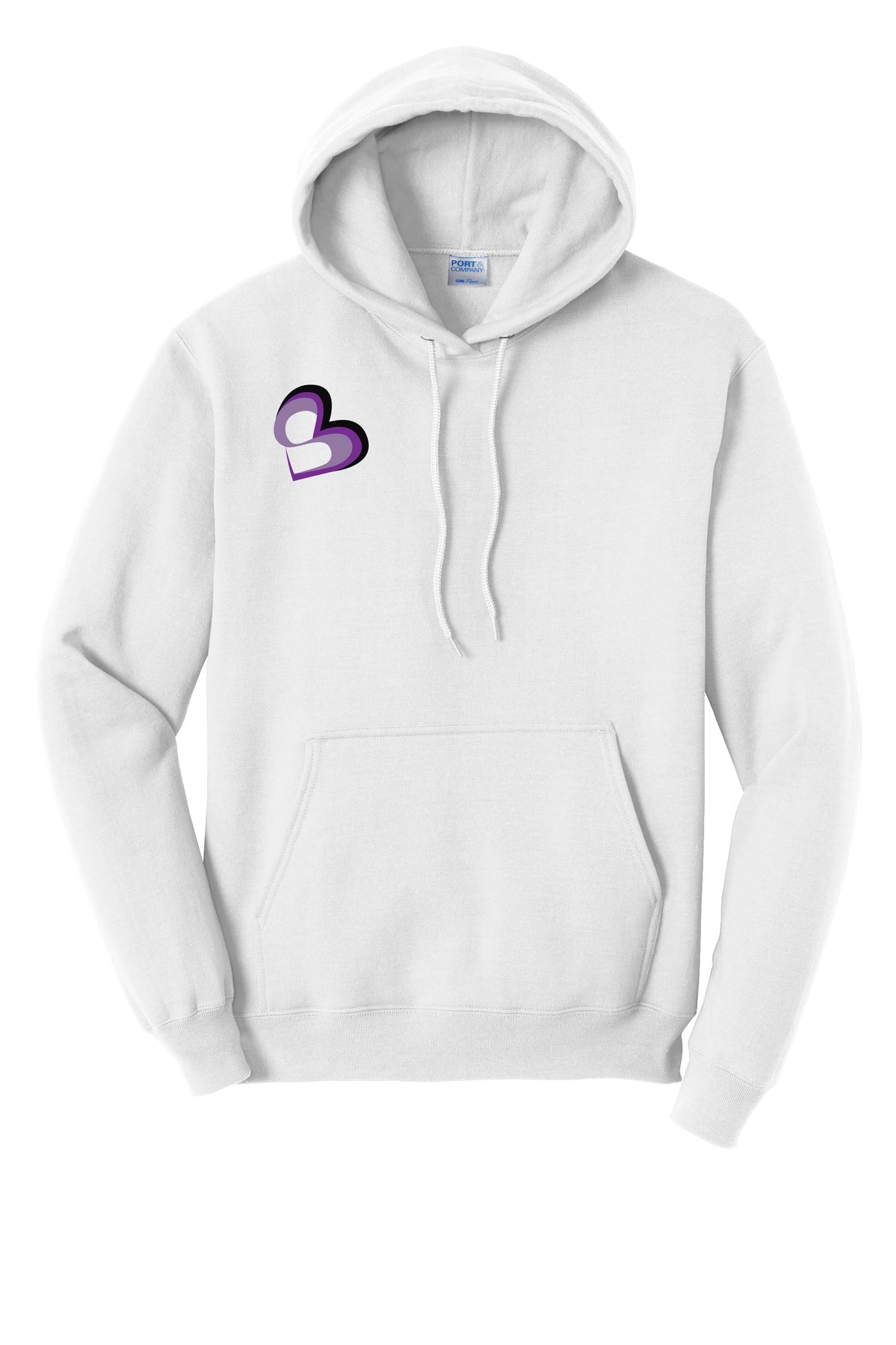 SBM Heart Small Right Chest Logo Hoodie