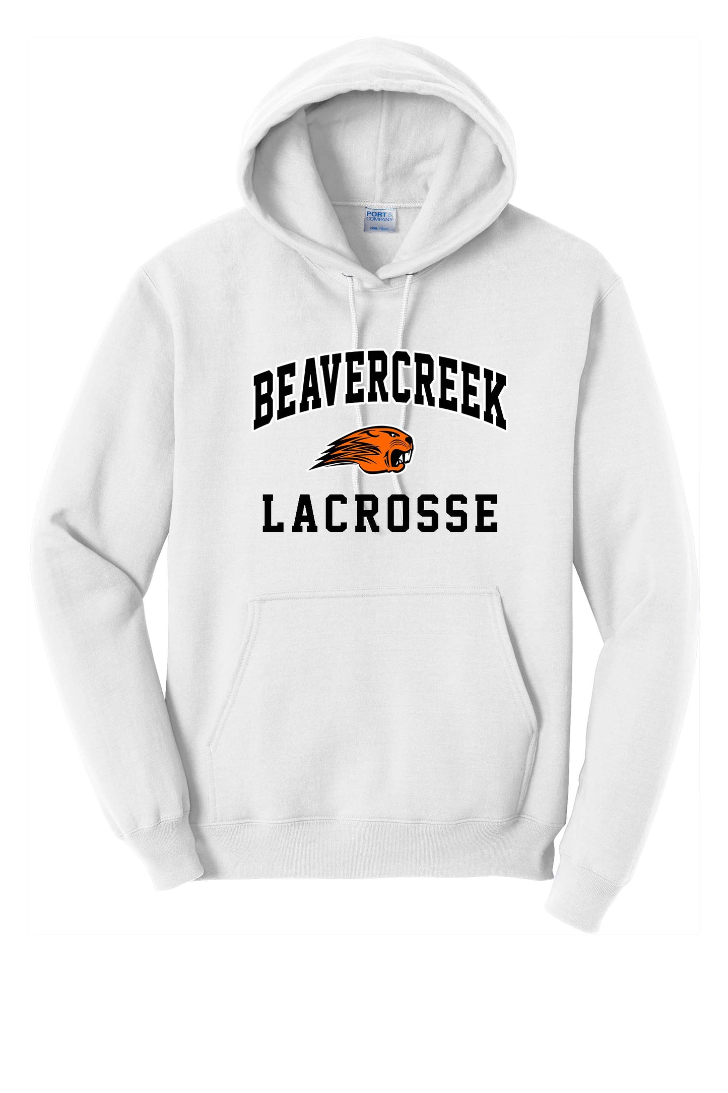 Beavercreek Lacrosse Port & Company® Core Fleece Pullover Hooded Sweatshirt (Ready 3/28)