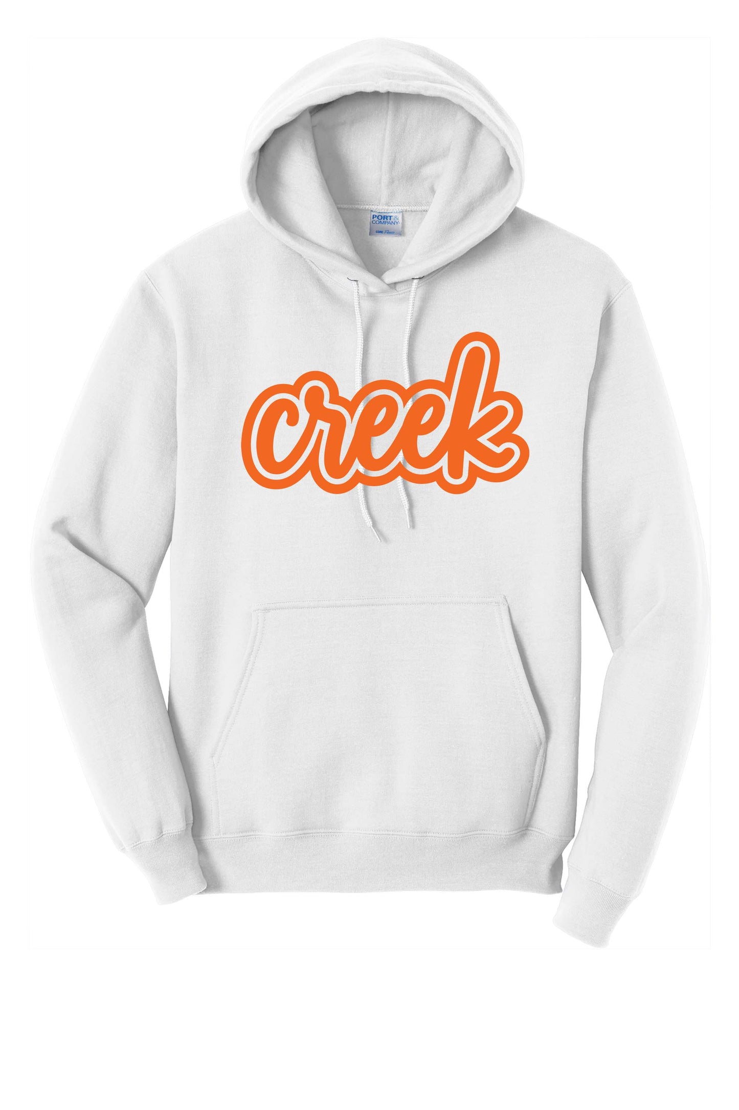 Creek Script Port & Company® Core Fleece Pullover Hooded Sweatshirt (Ready 8/12) (Copy)