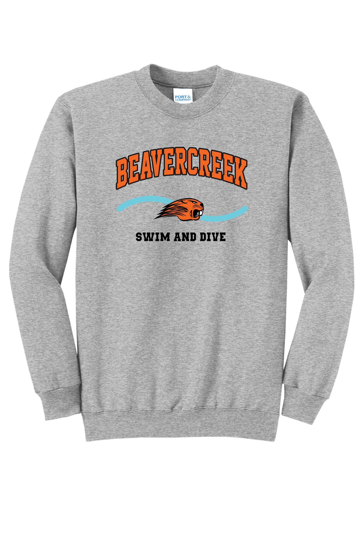 Beavercreek Swim and Dive Port & Company® Core Fleece Crewneck Sweatshirt (Pre Order)