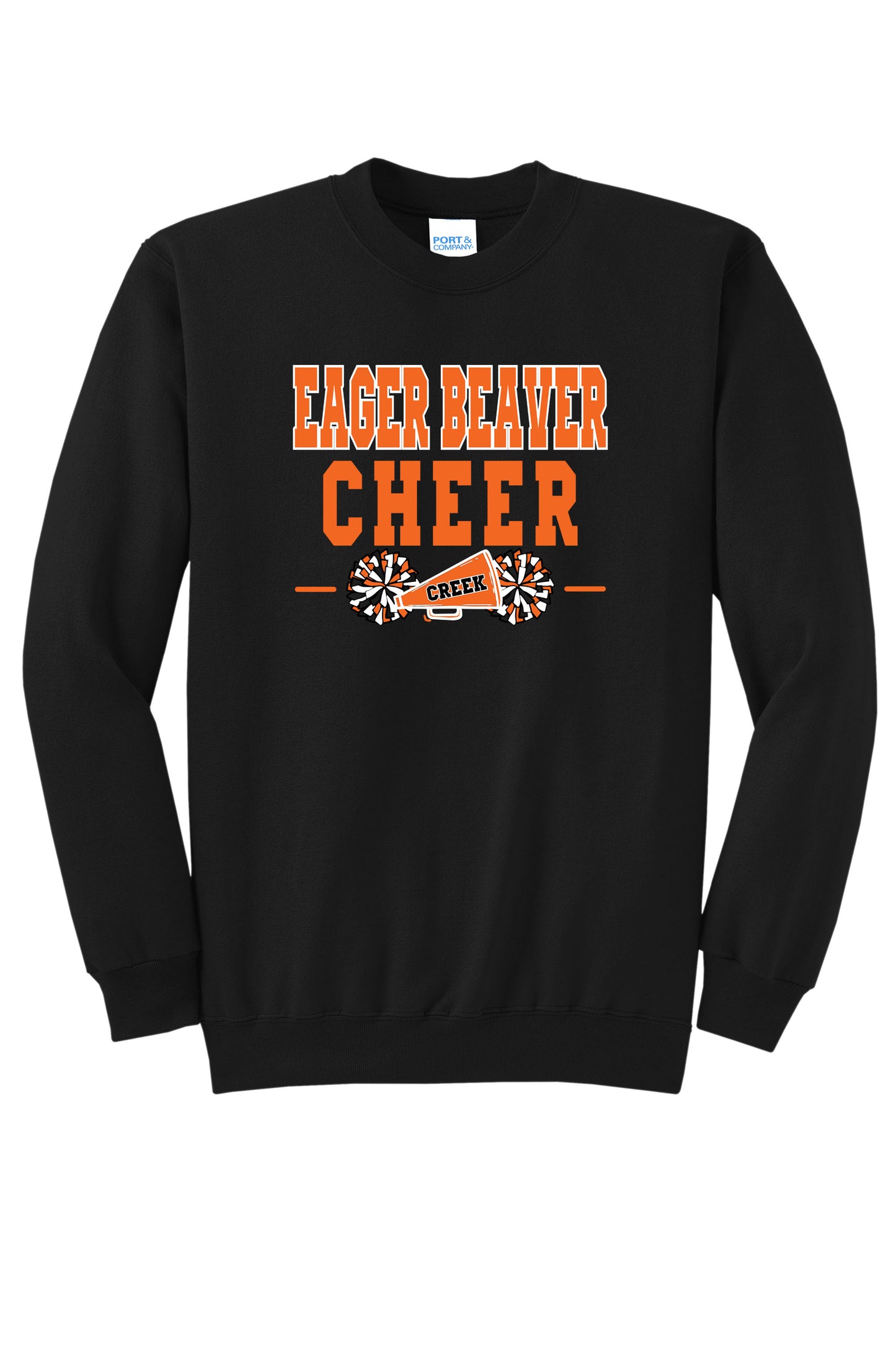 Eager Beaver Cheer Port & Company® Core Fleece Crewneck Sweatshirt (Ready 7/6)