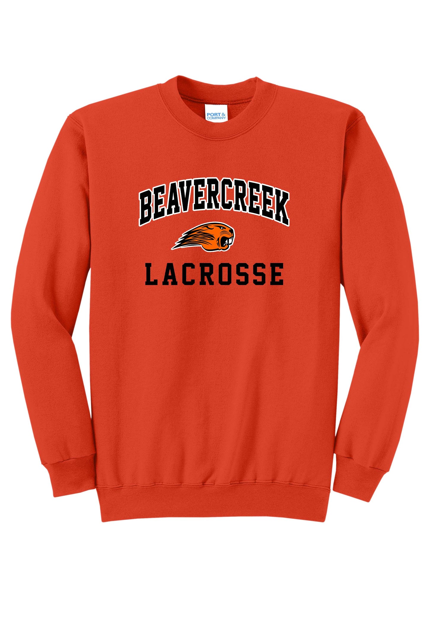Beavercreek Lacrosse Port & Company® Core Fleece Crewneck Sweatshirt (Ready 3/28)