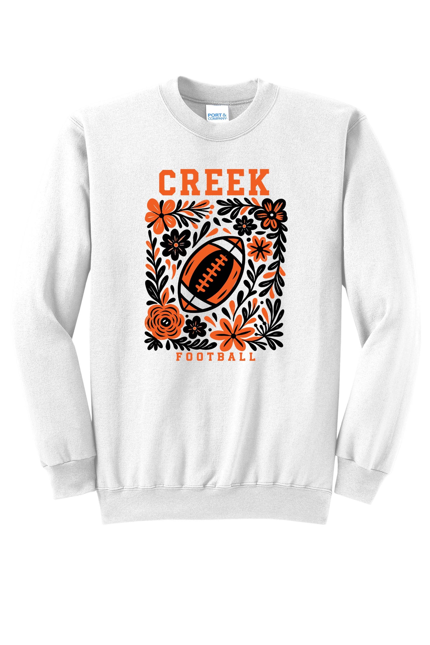Beavercreek Floral Port & Company® Core Fleece Crewneck Sweatshirt (Ready 8/12)