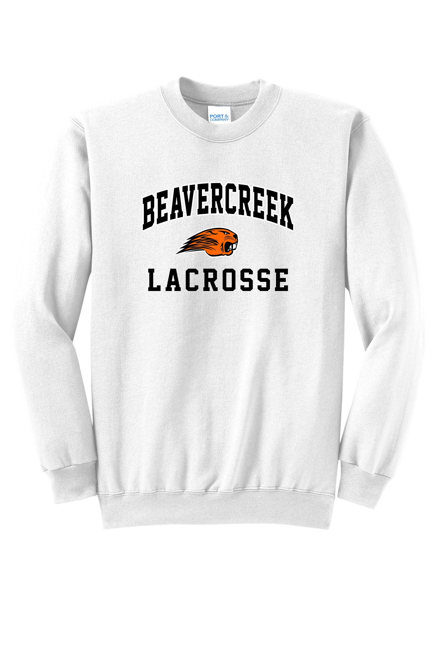 Beavercreek Lacrosse Port & Company® Core Fleece Crewneck Sweatshirt (Ready 3/28)