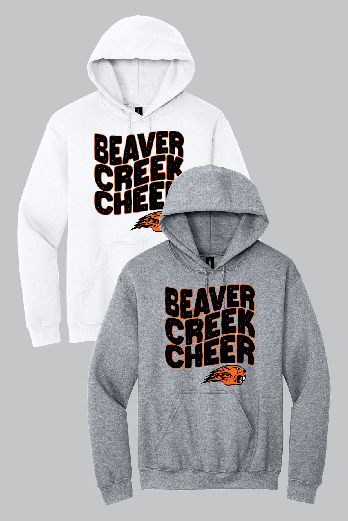 Beavercreek Cheer Stacked Gildan® Heavy Blend™ Hooded Sweatshirt (Ready 11/24)