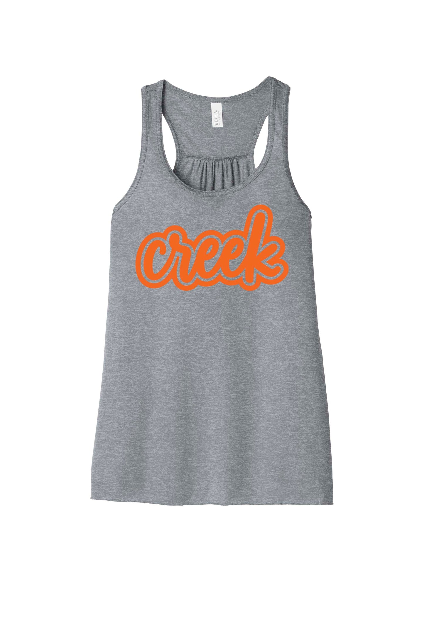 Creek Script BELLA+CANVAS® Women’s Flowy Racerback Tank (ready 8/12)