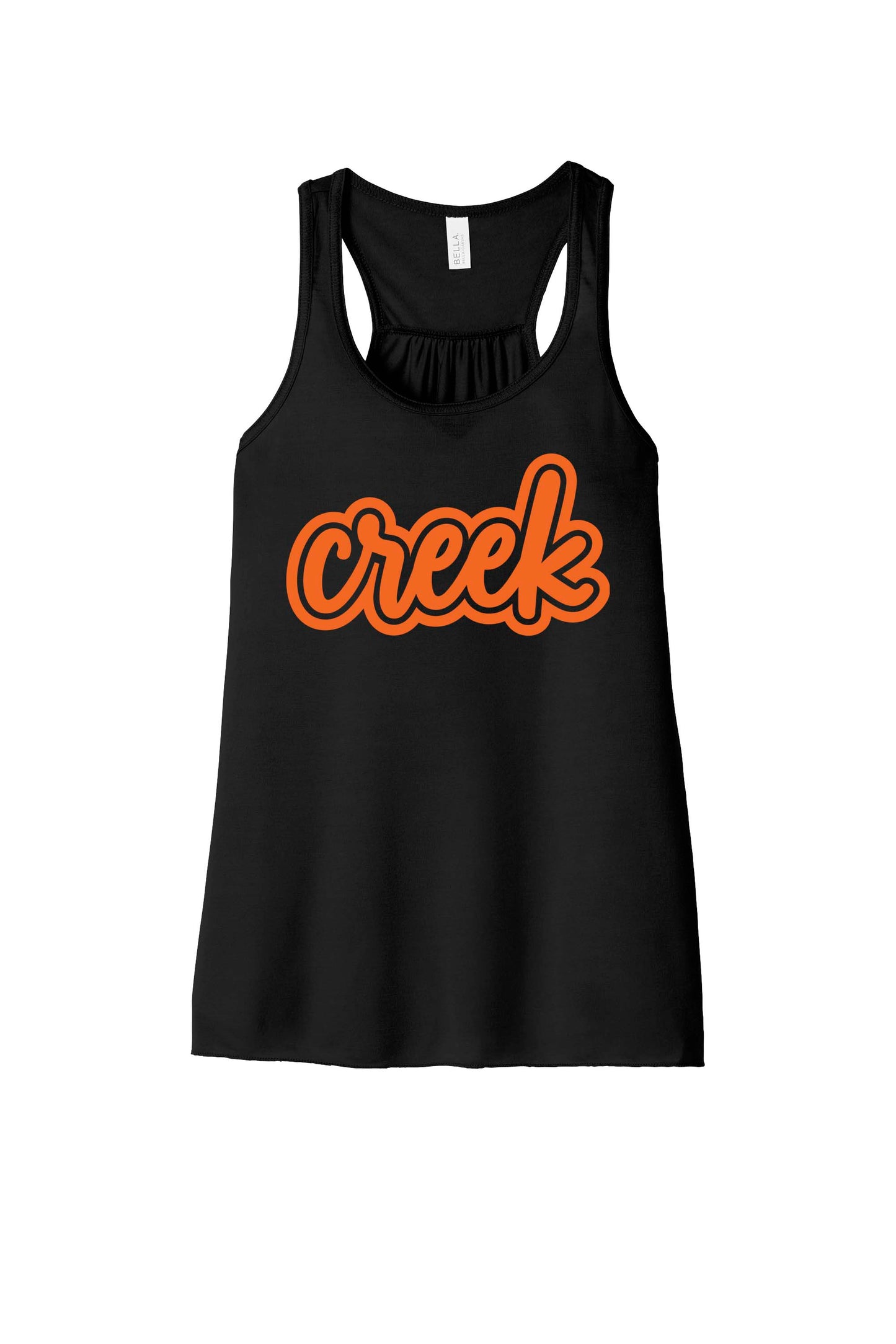 Creek Script BELLA+CANVAS® Women’s Flowy Racerback Tank (ready 8/12)
