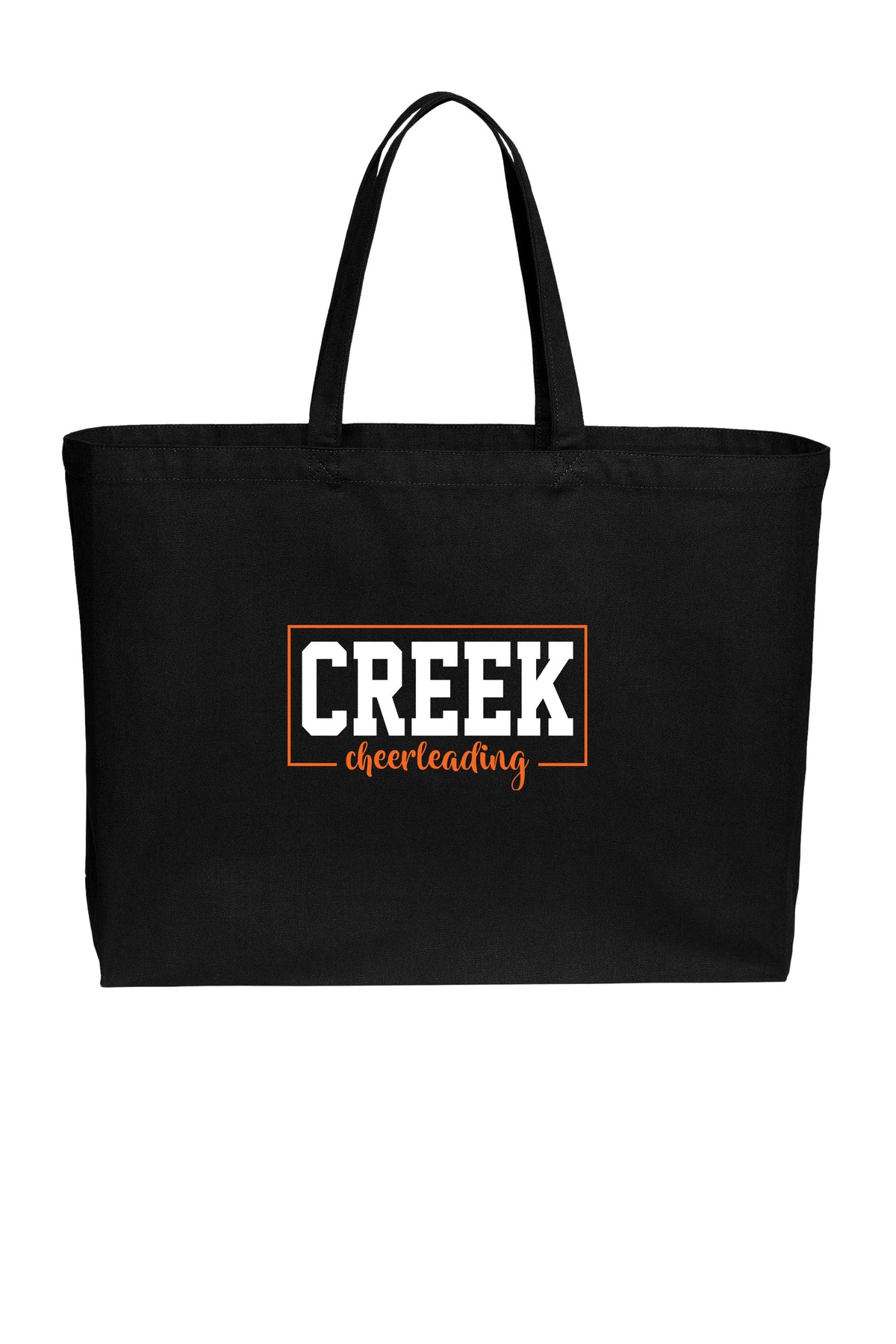 Beavercreek Cheer Boxed Cotton Canvas Jumbo Tote  (Ready 11/24)