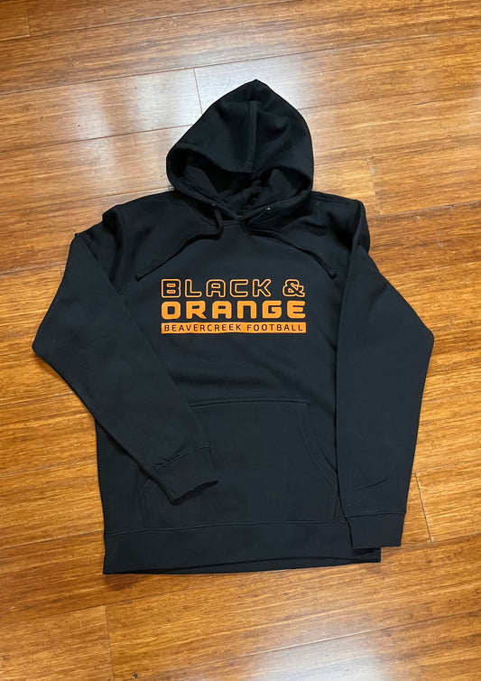 Beavercreek Football Black & Orange Hoodie