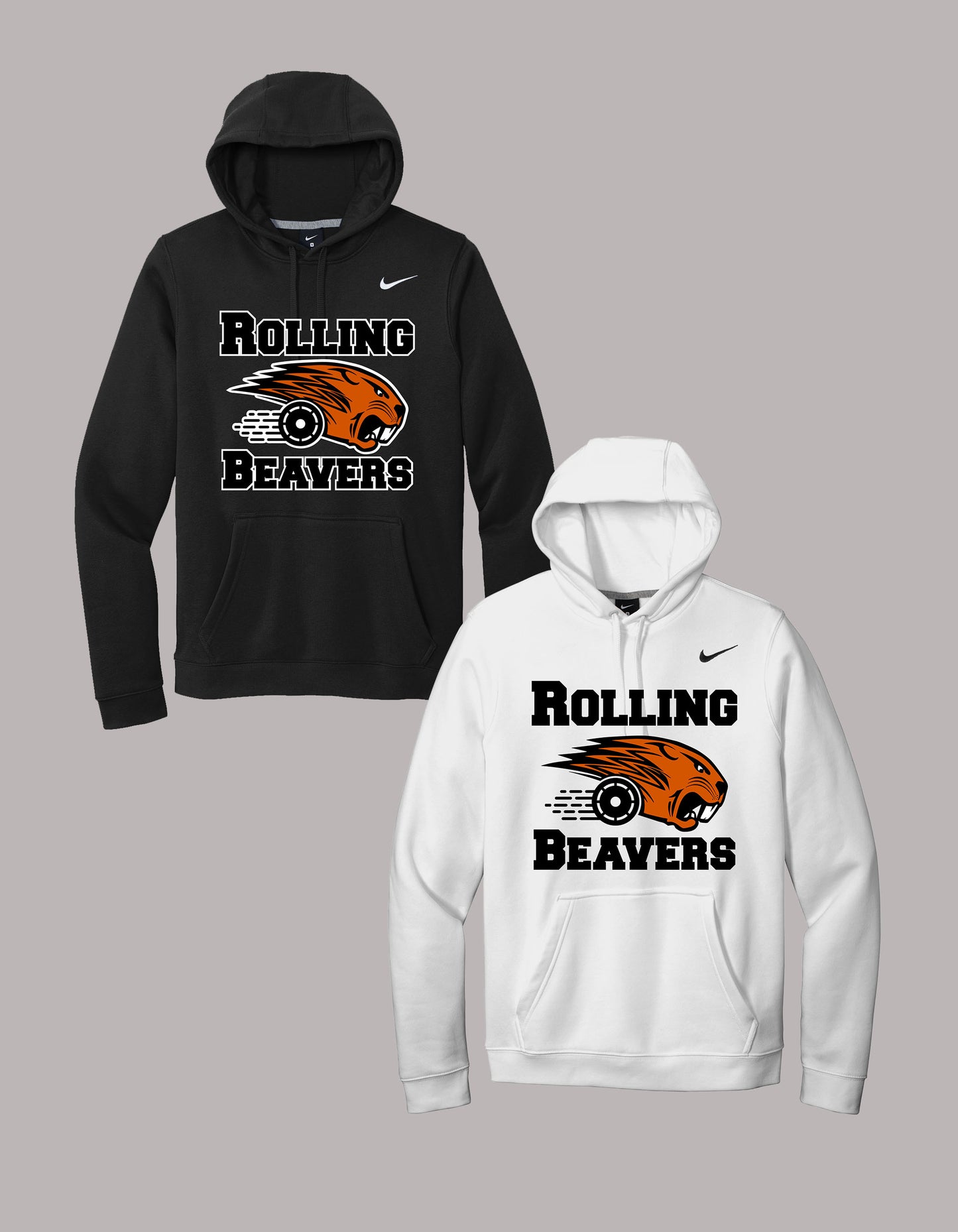 Rolling Beavers Nike Club Fleece Pullover Hoodie (ready 12/02)
