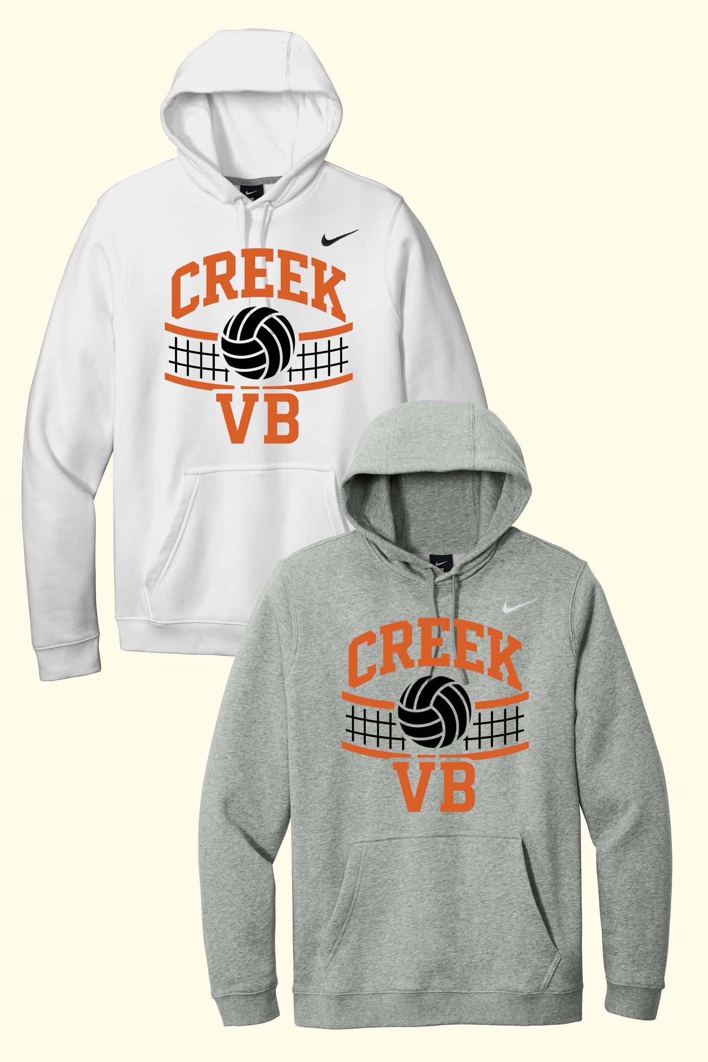 Beavercreek Volleyball Net Nike Club Fleece Pullover Hoodie