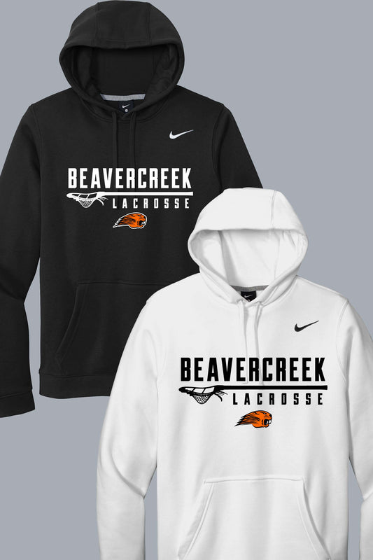 Beavercreek Lacrosse Stick Nike Club Fleece Pullover Hoodie (ready 5/2)