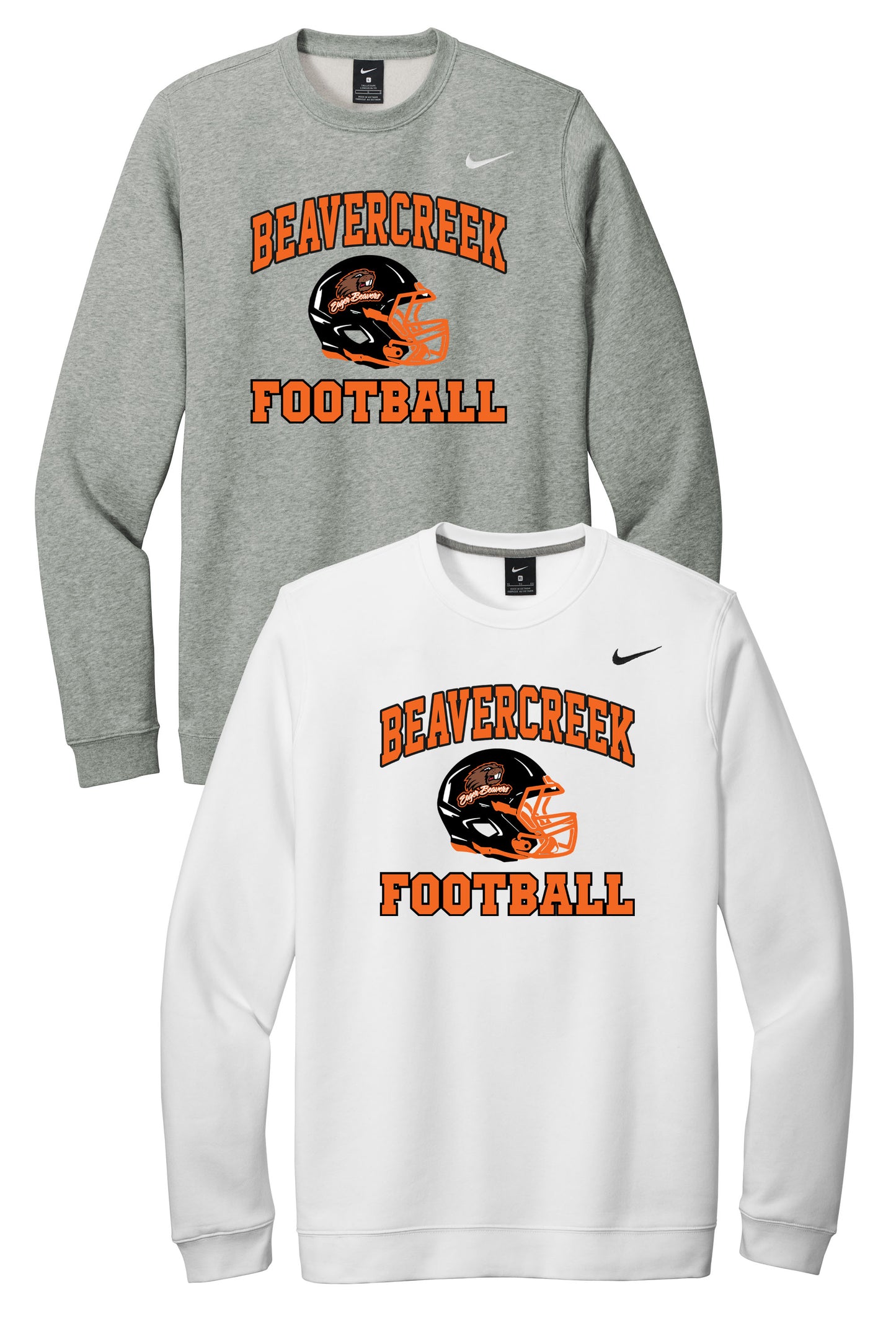 Beavercreek Football Nike Club Fleece Crew (Ready 7/6)