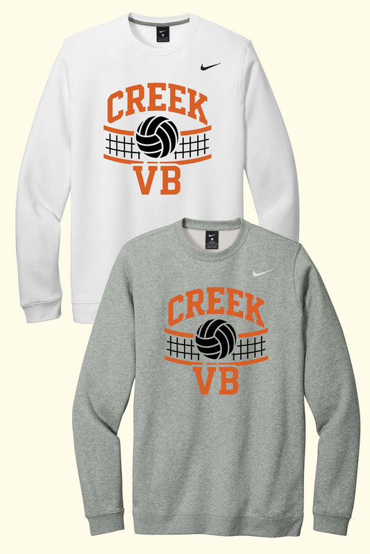 Beavercreek Volleyball Net Nike Club Fleece Crew