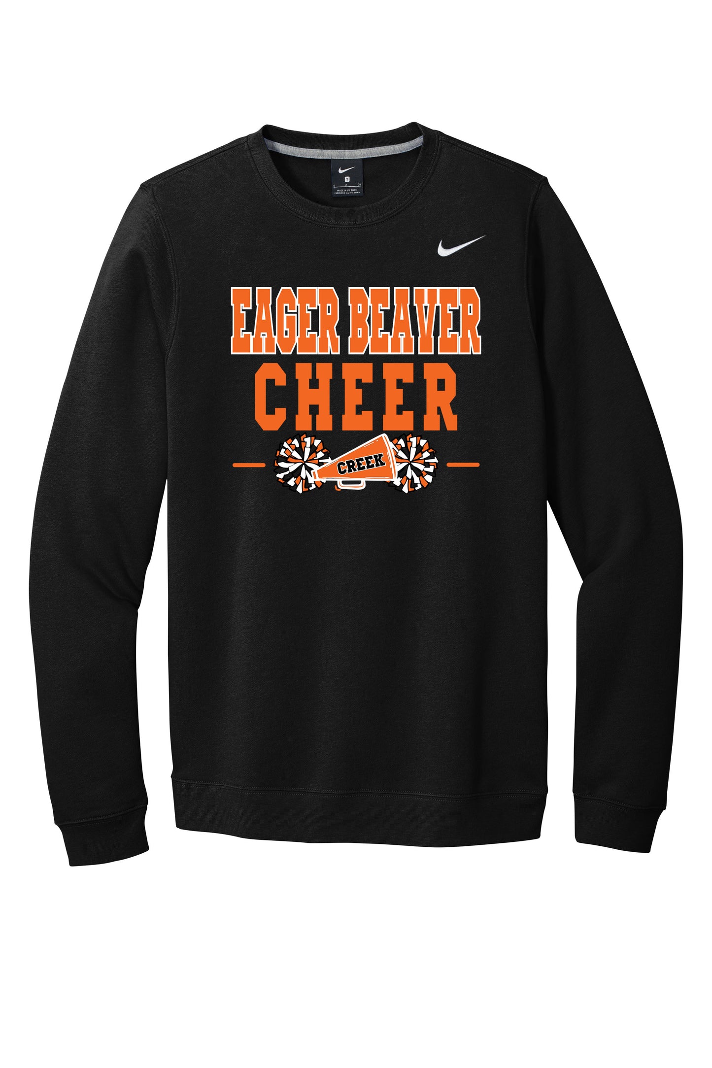Eager Beaver Cheer Nike Club Fleece Crew (Ready 7/6)