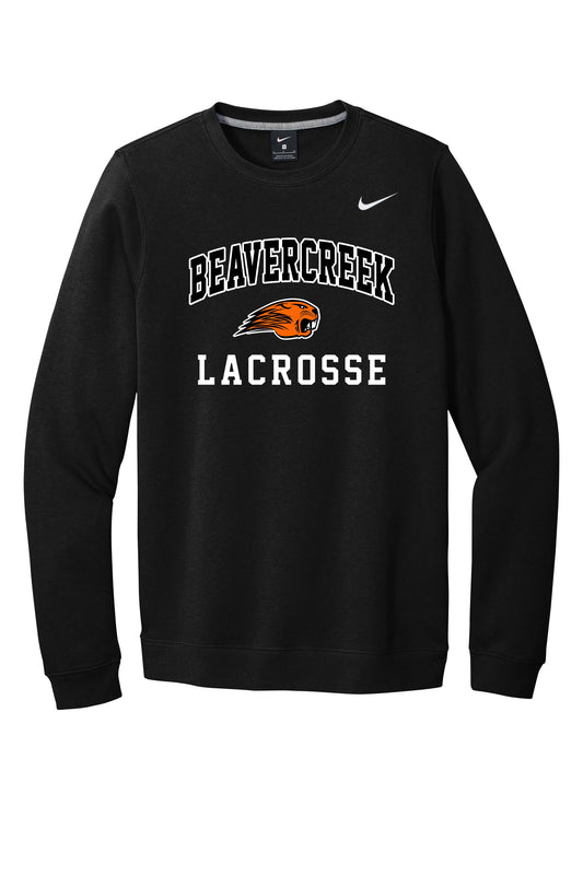 Beavercreek Lacrosse Nike Club Fleece Crew (ready 3/28)