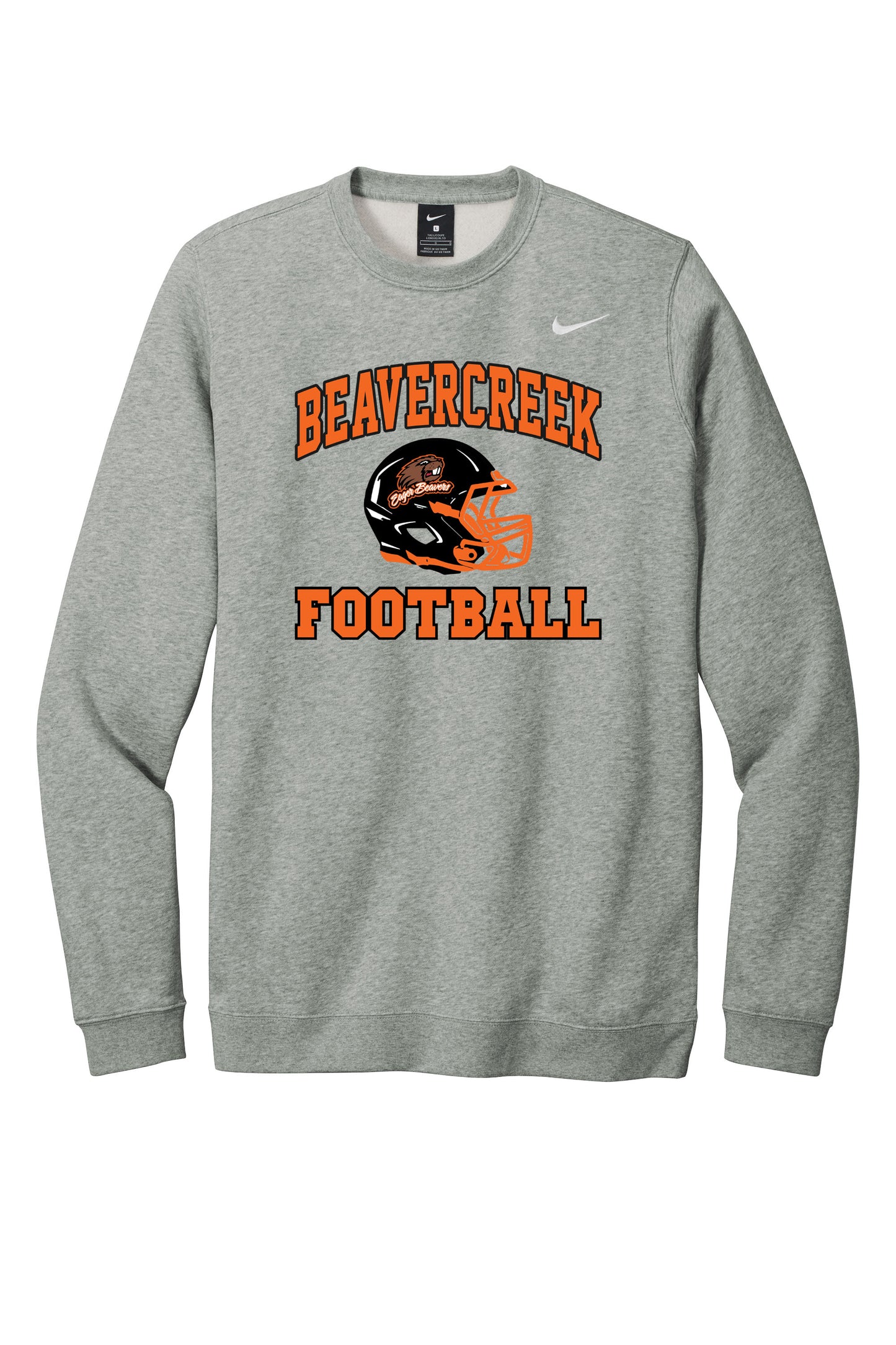 Beavercreek Football Nike Club Fleece Crew (Ready 7/6)