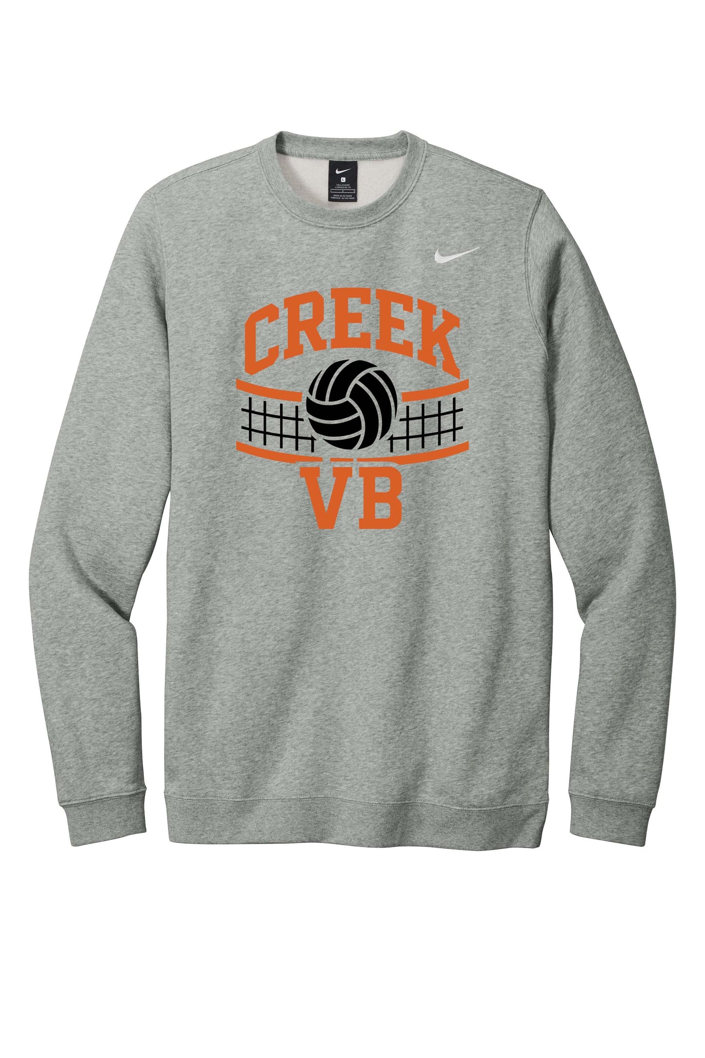 Beavercreek Volleyball Net Nike Club Fleece Crew