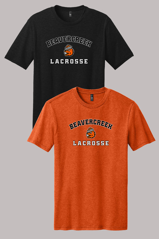Beavercreek Lacrosse Retro Beaver District® Perfect Blend® CVC Tee (ready 3/18)