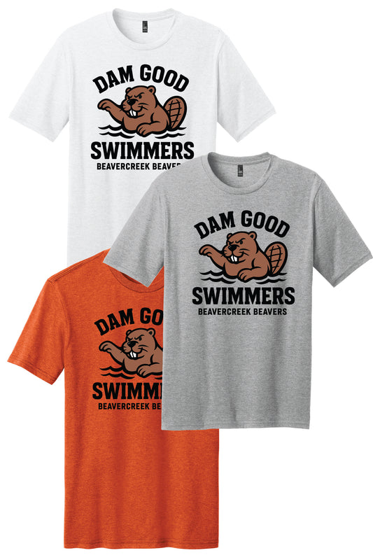 Beavercreek Dam Good Swimmer District® Perfect Blend® CVC Tee (Pre Order)
