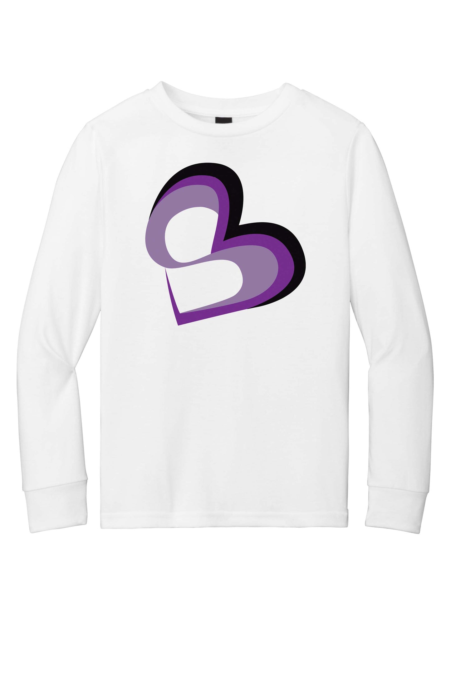 SBM Heart Large Chest Logo Long Sleeve T-Shirt