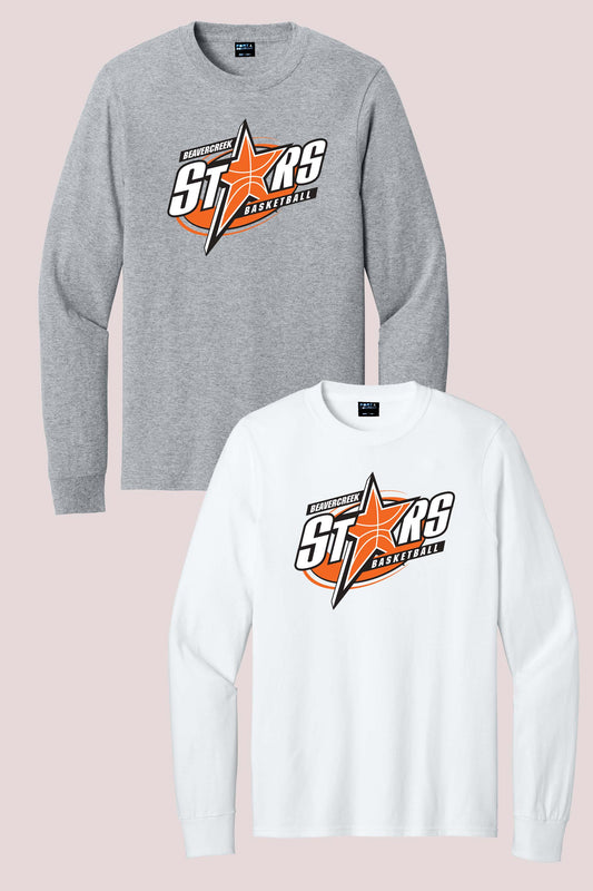 Stars Basketball Long Sleeve T-Shirt
