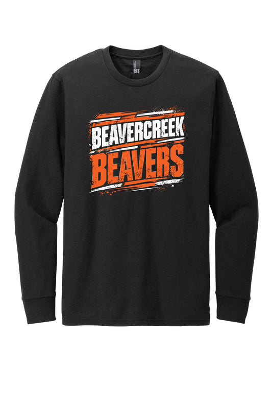 Beavercreek High School Distressed Beavers Long Sleeve T-Shirt