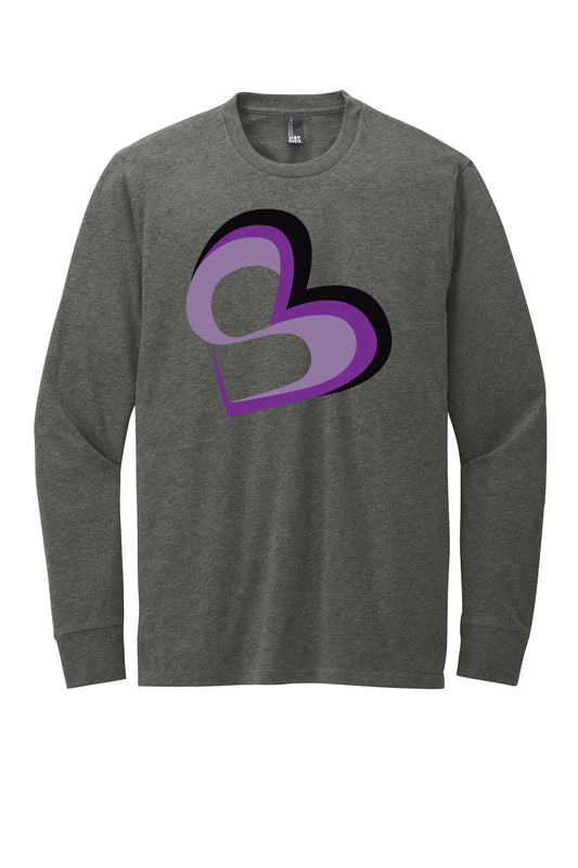 SBM Heart Large Chest Logo Long Sleeve T-Shirt