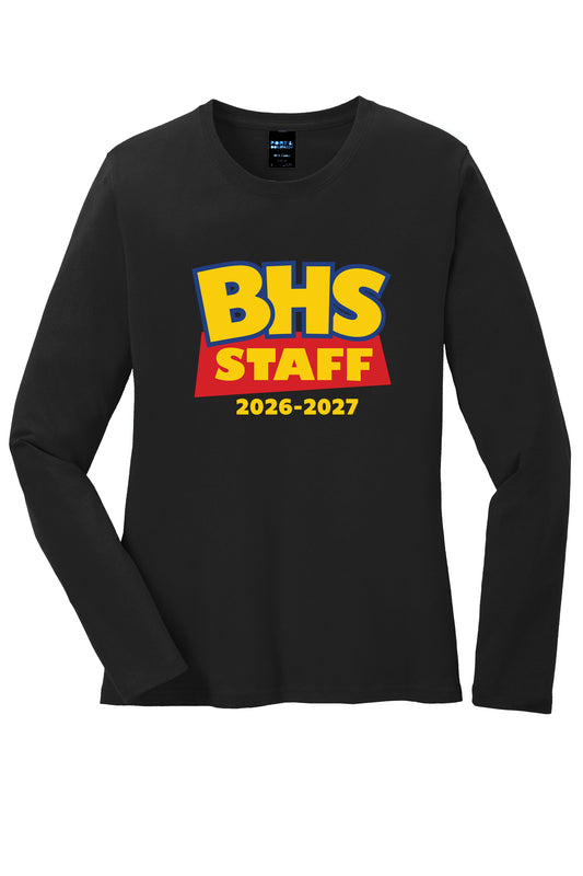 2026 BHS staff Women's long sleeve t-shirt *Pre-order*