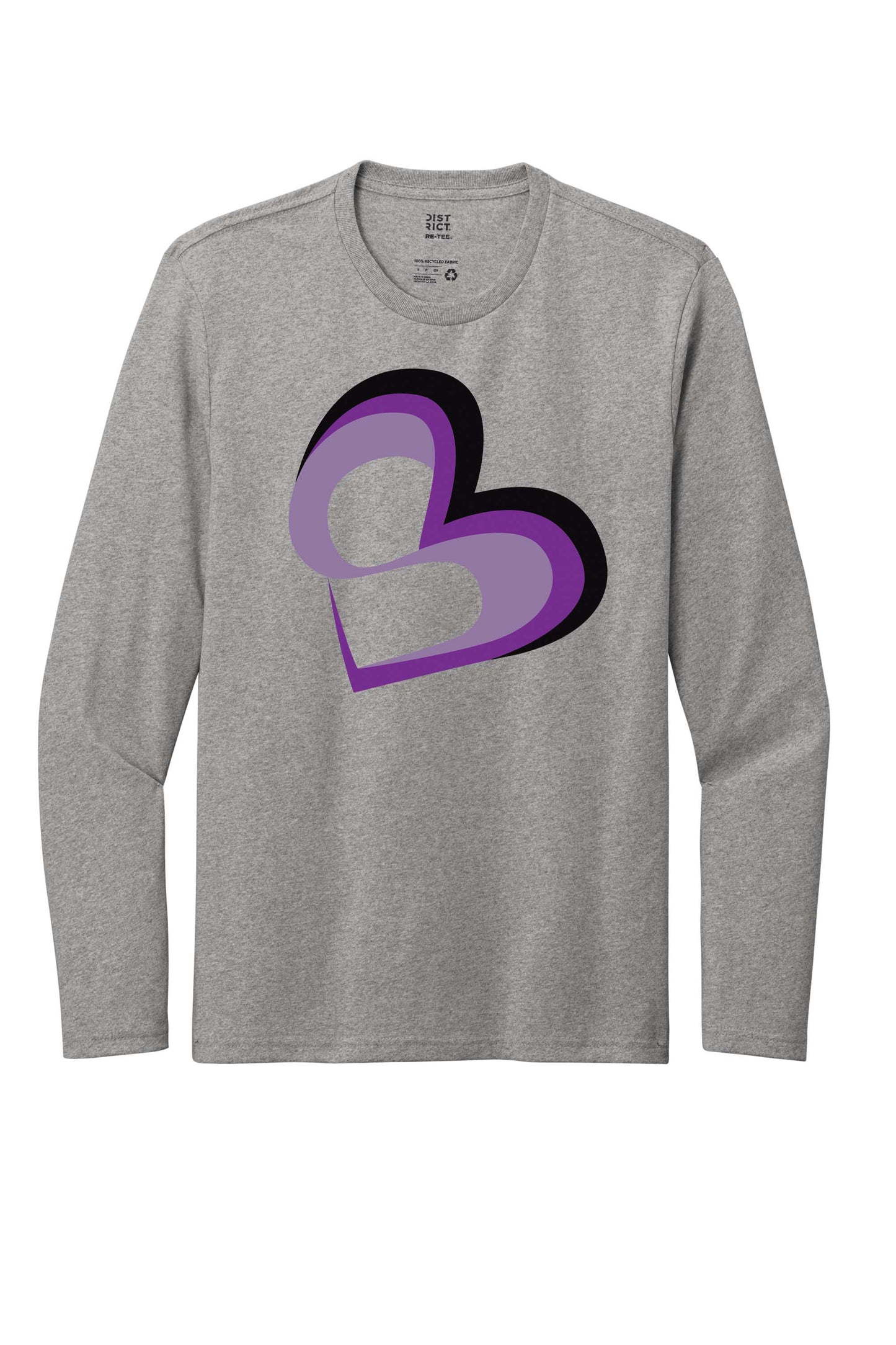 SBM Heart Large Chest Logo Long Sleeve T-Shirt