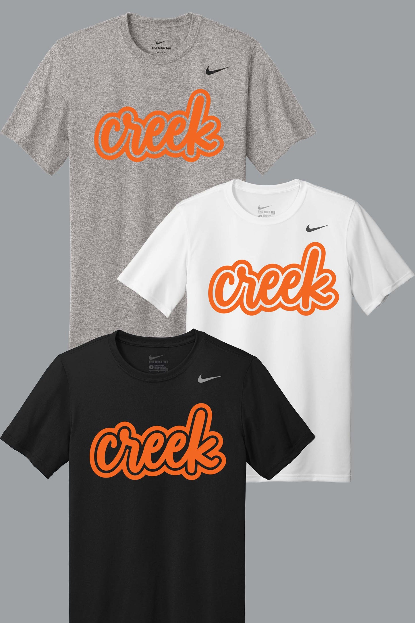 Creek Script Nike Team rLegend Dri-FIT Tee (Ready 8/12)