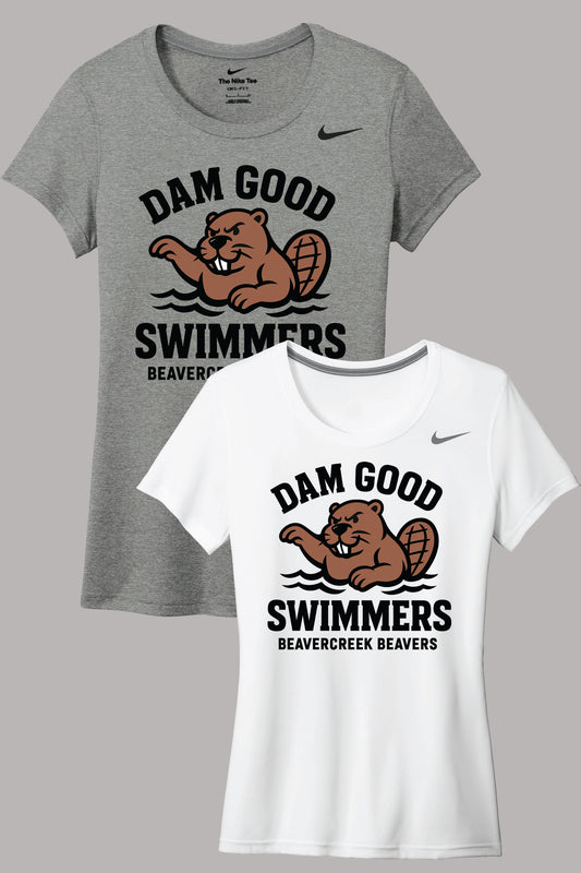Beavercreek Dam Good Swimmer Nike Women's Dri-FIT Team rLegend Tee (Pre Order)