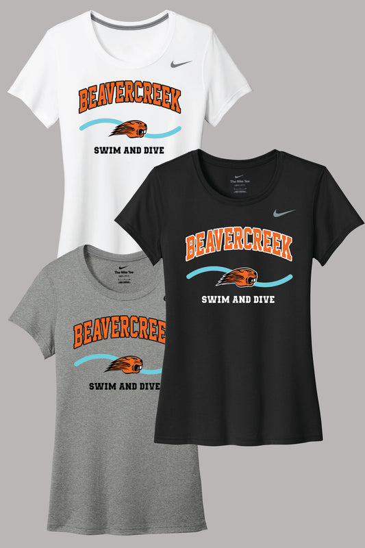 Beavercreek Swim and Dive Nike Women's Dri-FIT Team rLegend Tee (Pre Order)