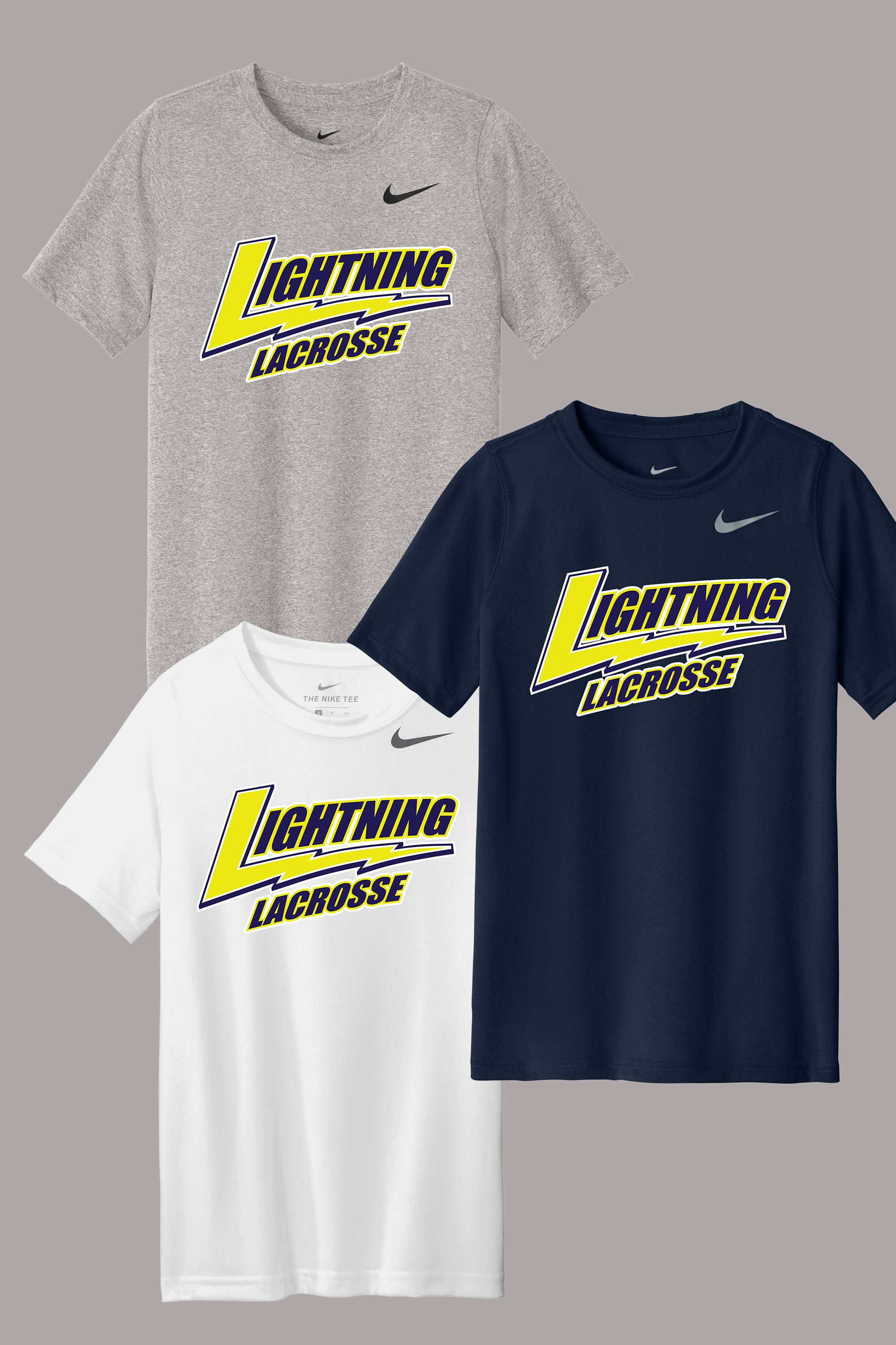 Lightning Lacrosse Nike Team rLegend Tee – Creek Shirt Shack
