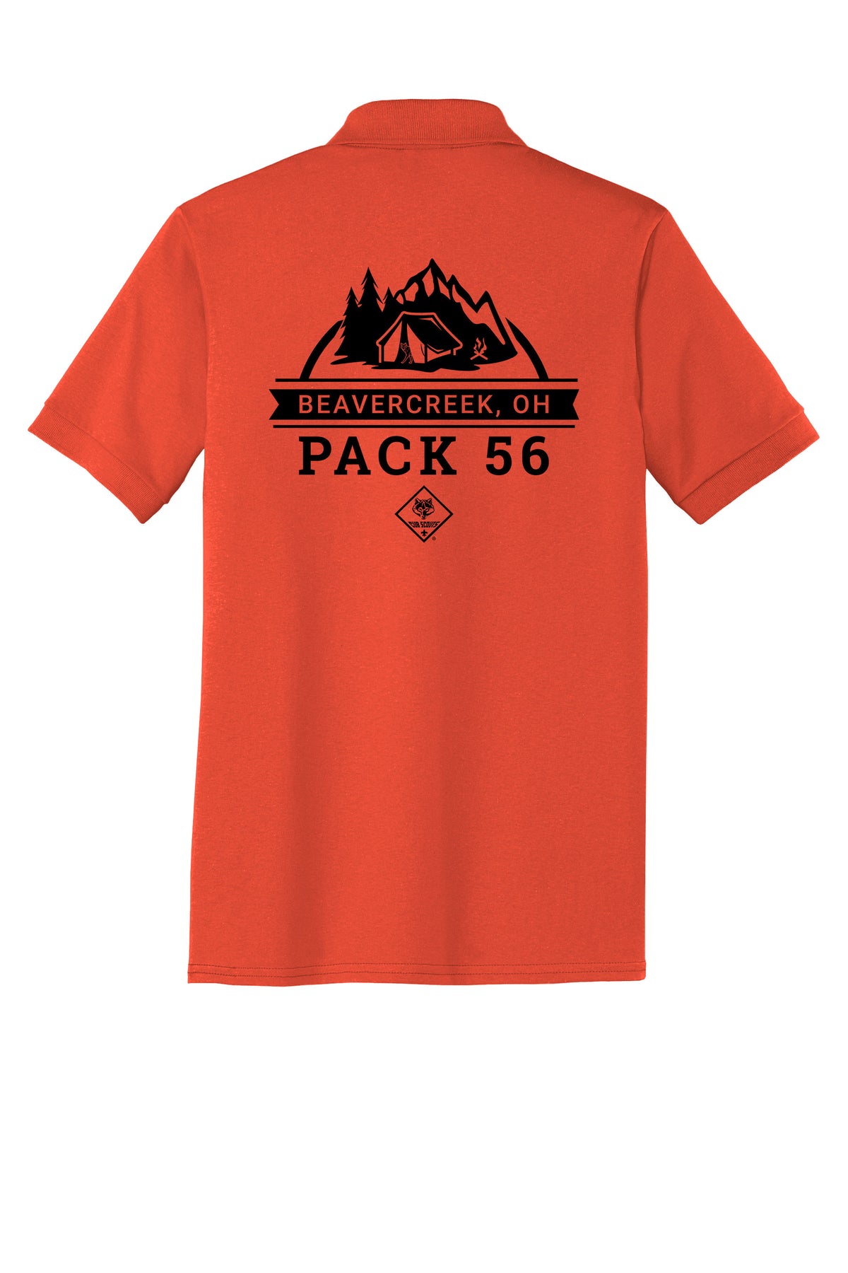 Beavercreek Pack 56 Port & Co™ Core Blend Jersey Knit Polo with back design (Ready 11/30)