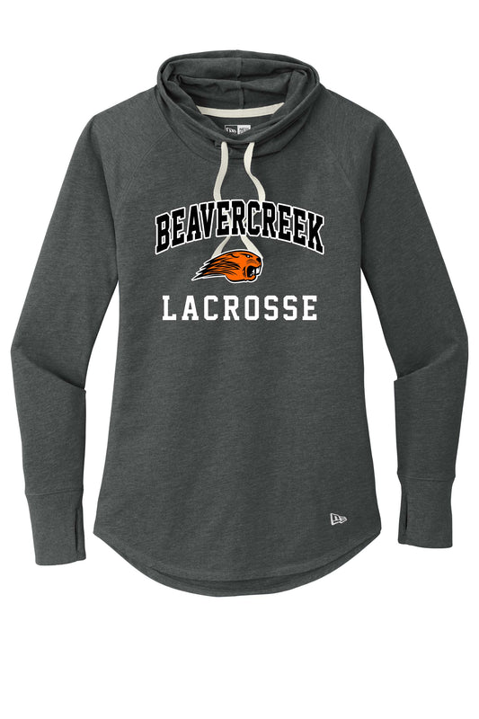 Beavercreek Lacrosse New Era ® Women's Sueded Cotton Blend Cowl Tee (ready 3/28)