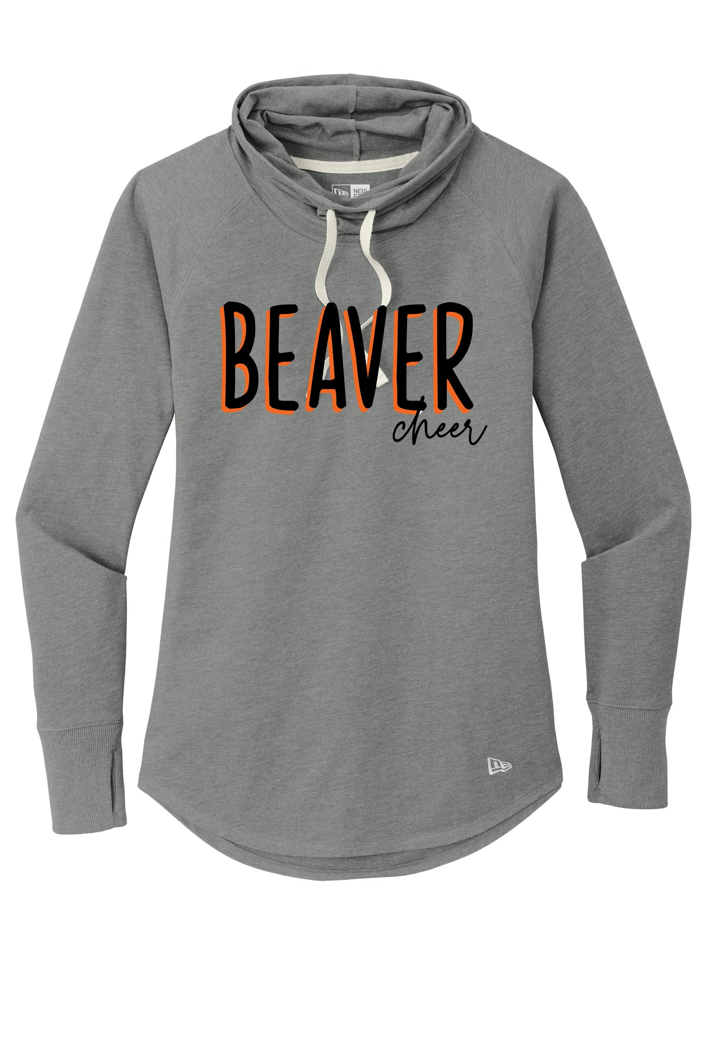 Beavers Cheer New Era ® Women's Sueded Cotton Blend Cowl Tee (Ready 7/6)