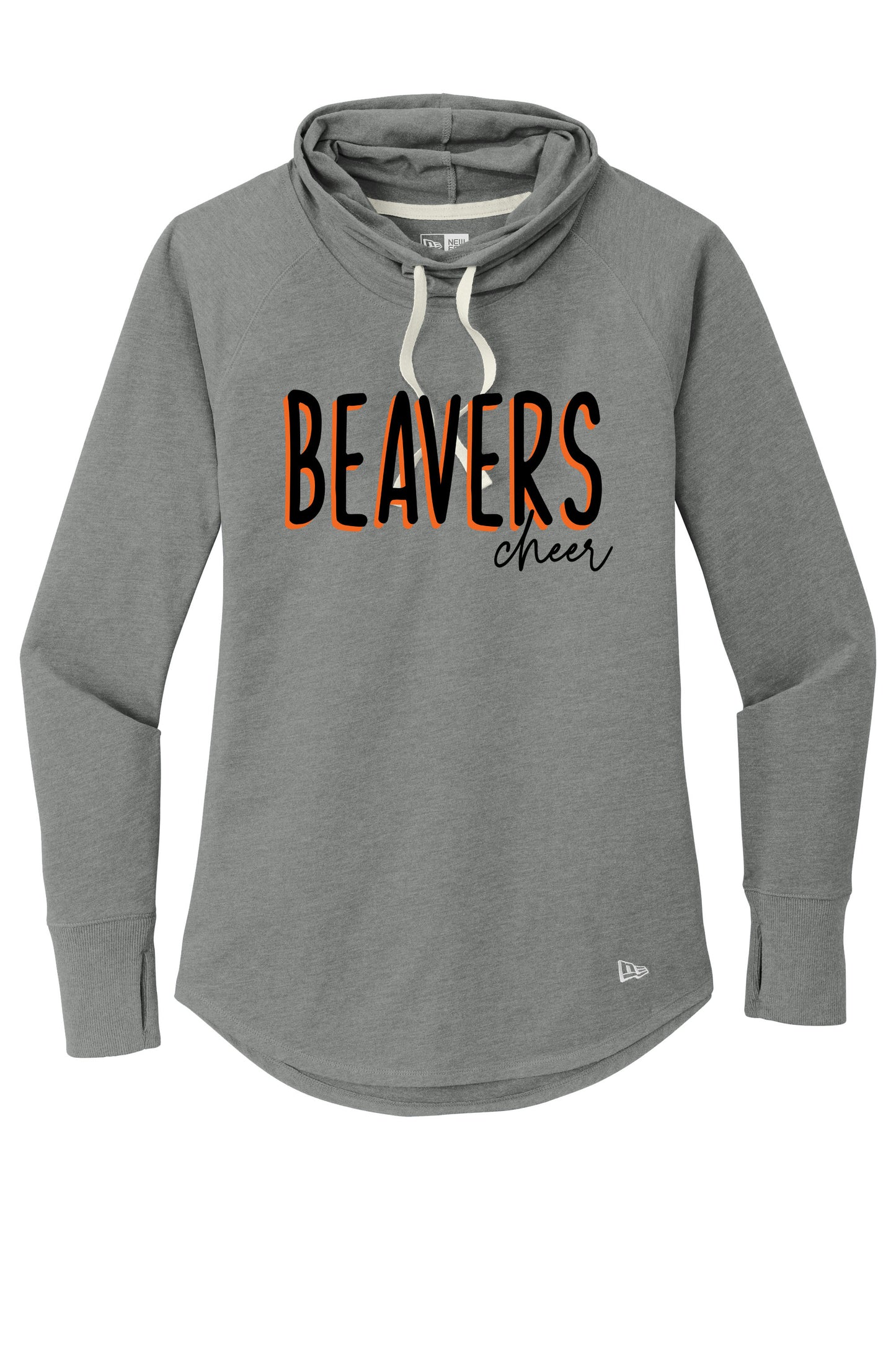 Beavers Cheer New Era ® Women's Sueded Cotton Blend Cowl Tee (Ready 7/6)