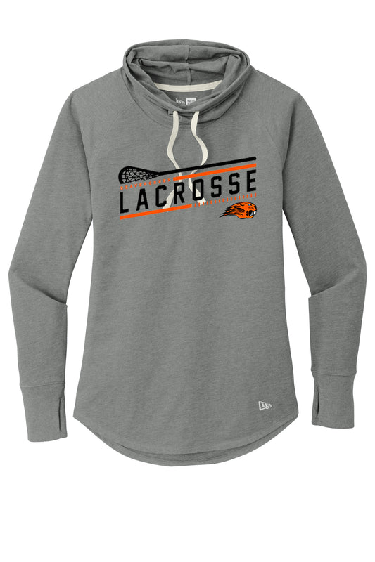 Beavercreek Lacrosse Stick New Era ® Women's Sueded Cotton Blend Cowl Tee (ready 3/18)
