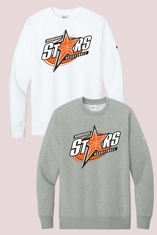 Stars Basketball Nike Club Fleece Crew