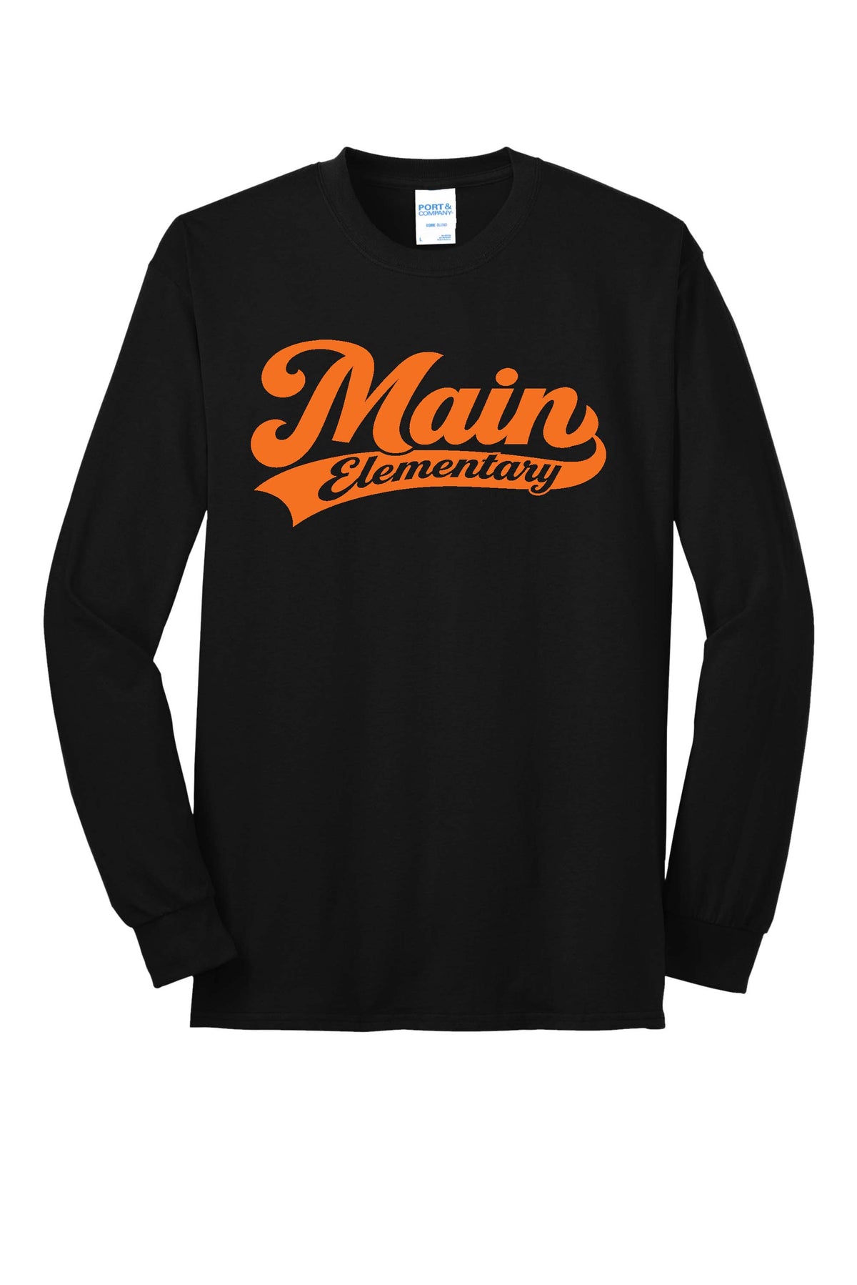Main Elementary Port & Co® Long Sleeve Core Blend Tee (ready 11/30)