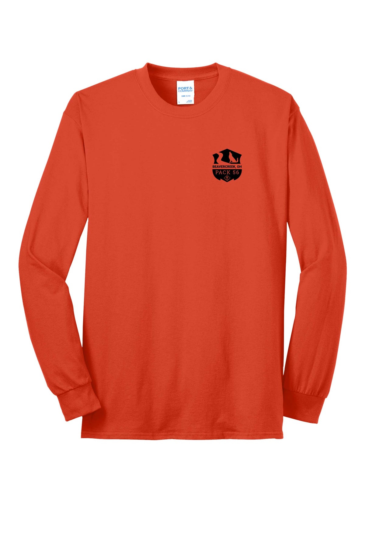 Beavercreek Pack 56 Port & Co™ Core Blend Long Sleeve Tee (Ready 11/30)